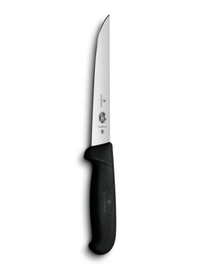 Victorinox Fibrox Boning Knife Curved Narrow Blade 15 cm
