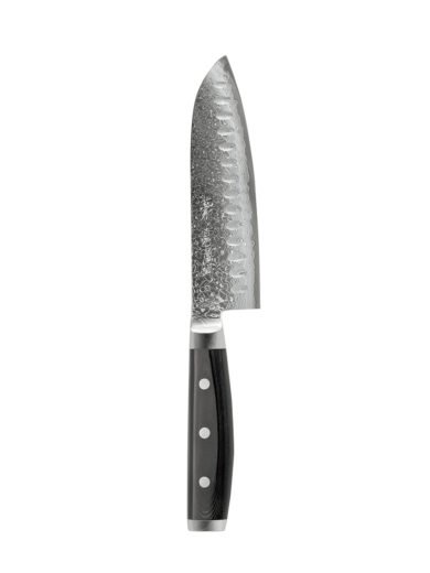 Yaxell Gou Santoku Knife Hollow Edge 16,5 cm