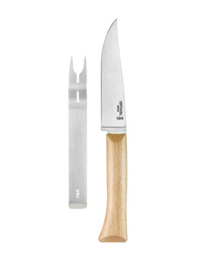 Opinel Traditional Cheese Set Knife and Fork