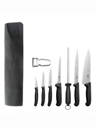 Victorinox Kitchen Knife Set 8 pcs With Storage Case Offer for Students