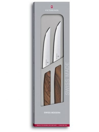 Victorinox Swiss Modern Steak Knife Set Straight Edge 12 cm 2 pcs