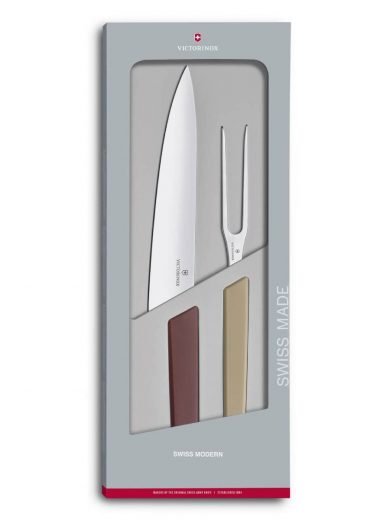 Victorinox Swiss Modern Carving Set 2 Pieces Various Colors