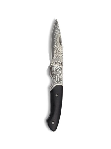 Albainox Damascus Knife 7.2 cm